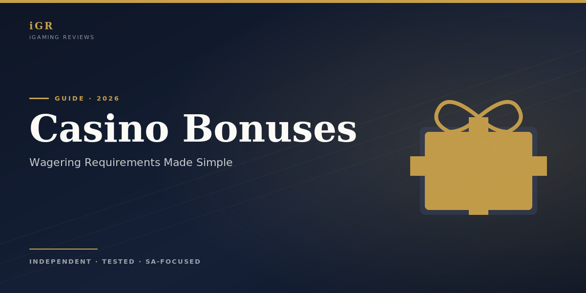 How Casino Bonuses Work 2026: wagering requirements
