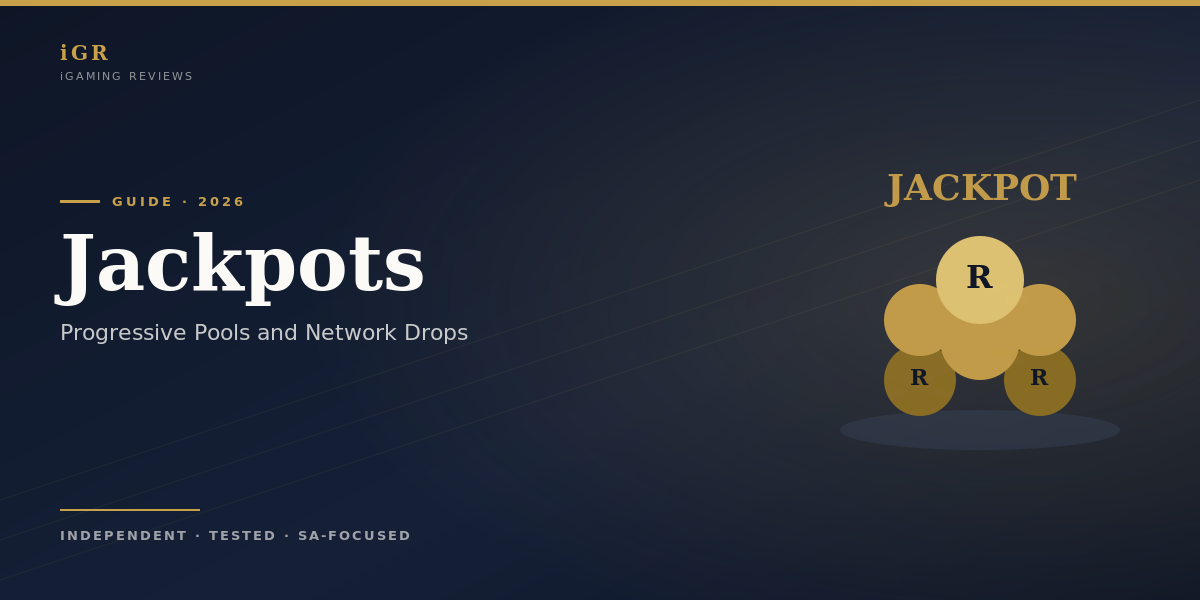 Casino Jackpots 2026: progressive pools and network drops in SA