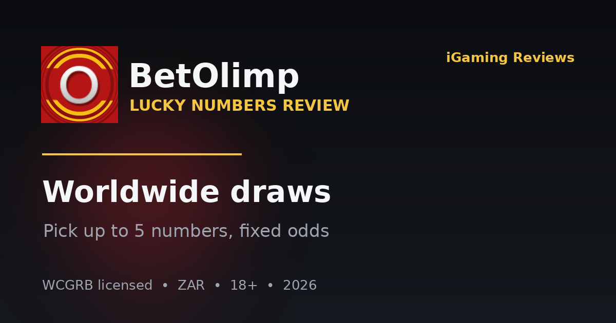 Betolimp Lucky Numbers Review 2026: Worldwide Draws, Fixed Odds Betolimp Lucky Numbers Review 2026: Worldwide Draws, Fixed Odds